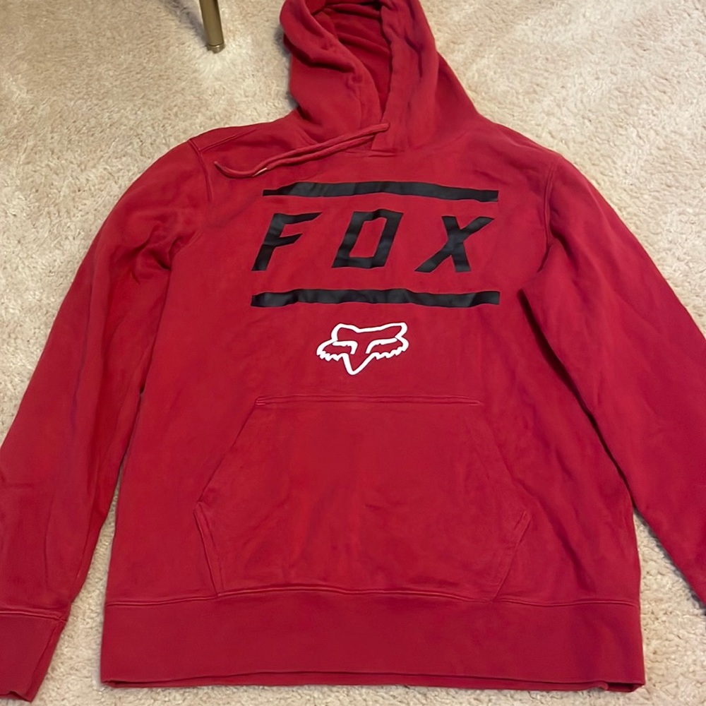Mens small fox racing hoodie